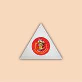 4-Inch White Triangle Canvas Board